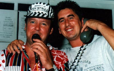 With Nigel (Cally) Calaghan - Casanovas - Corfu