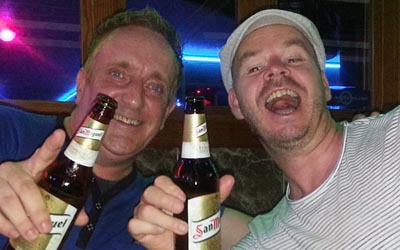 With Tony & Marmaduke, Magaluf